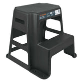 Truper 2 Step Plastic Stool / Black.